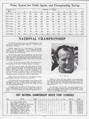 Official 1968 New Bremen Speedway Program